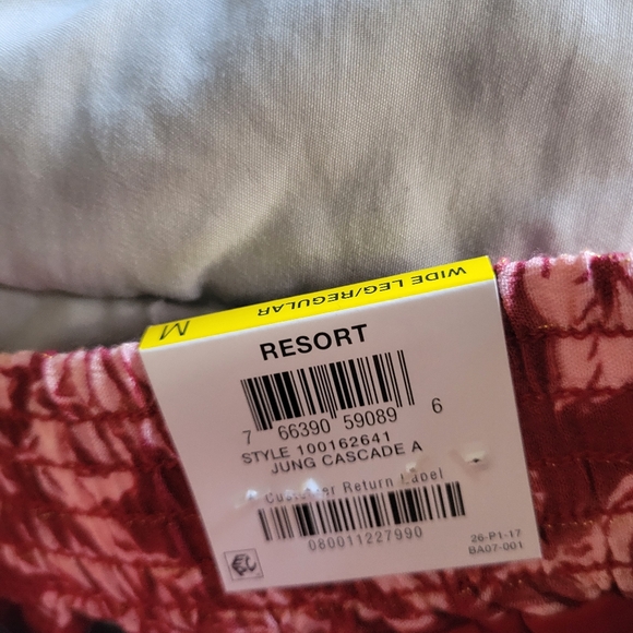 INC International Concepts Botanical Print Wide Leg Pants New - Picture 9 of 11